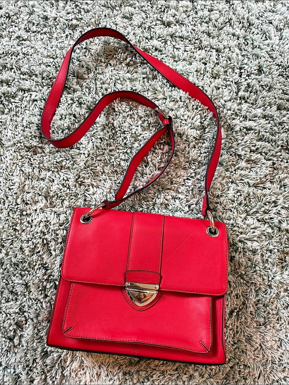 NWOT Banana republic Red Crossbody Shoulder Bag